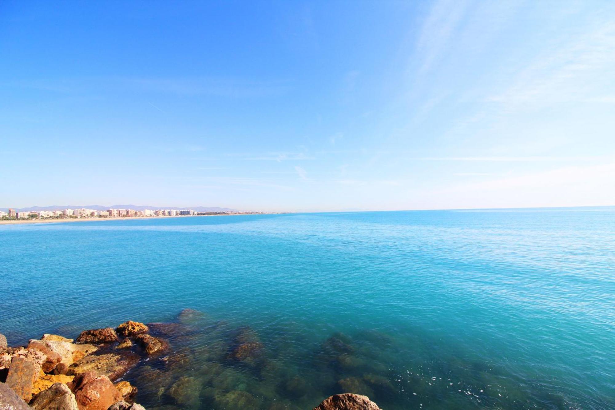 Global Properties, Apartamento Con Terraza E Increibles Vistas Al Mar Puerto de Sagunto Exterior foto