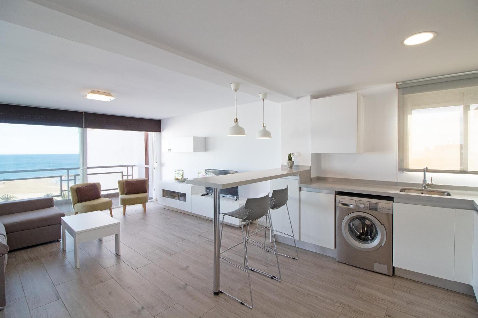 Global Properties, Apartamento Con Terraza E Increibles Vistas Al Mar Puerto de Sagunto Exterior foto