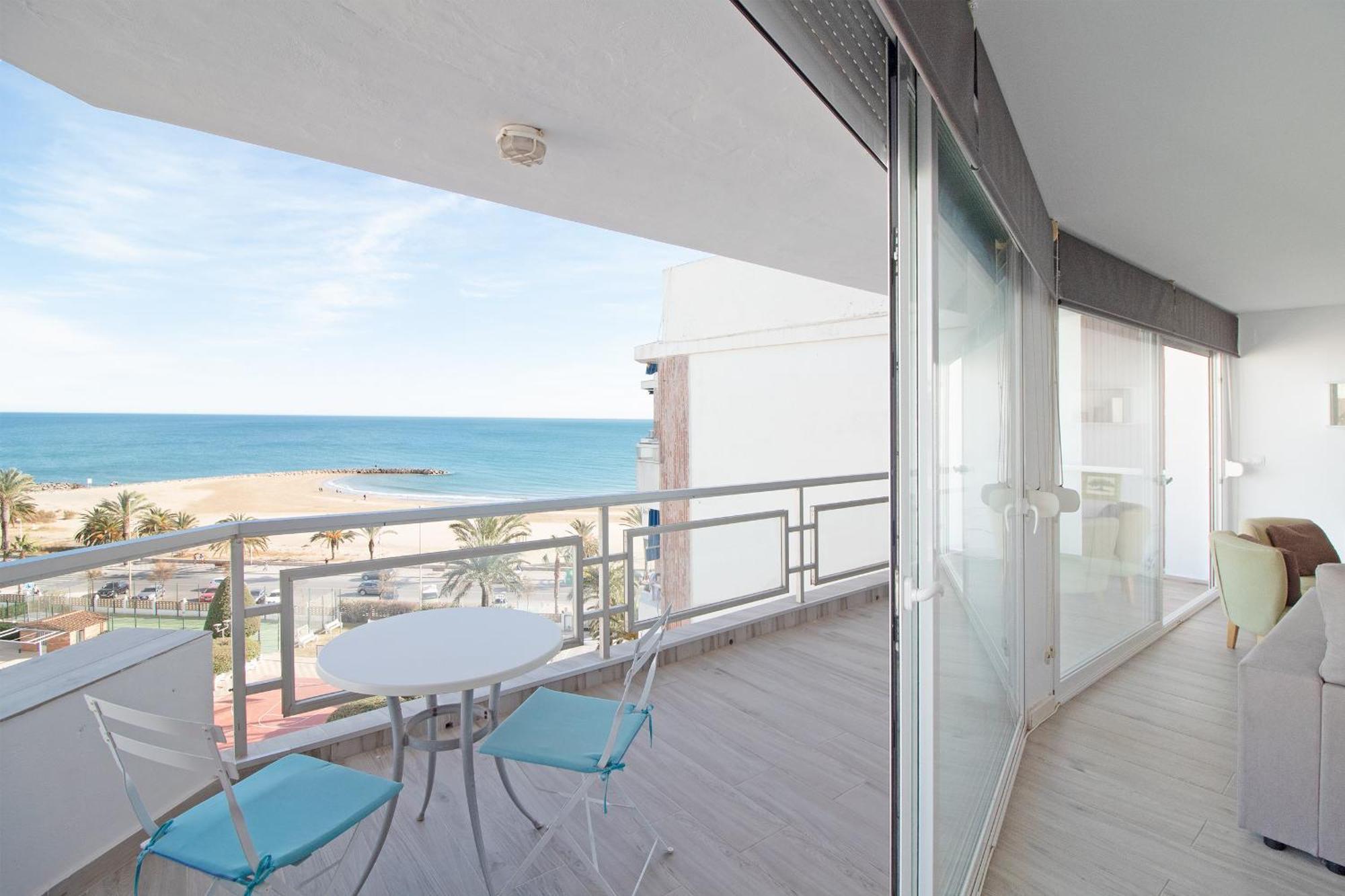 Global Properties, Apartamento Con Terraza E Increibles Vistas Al Mar Puerto de Sagunto Exterior foto