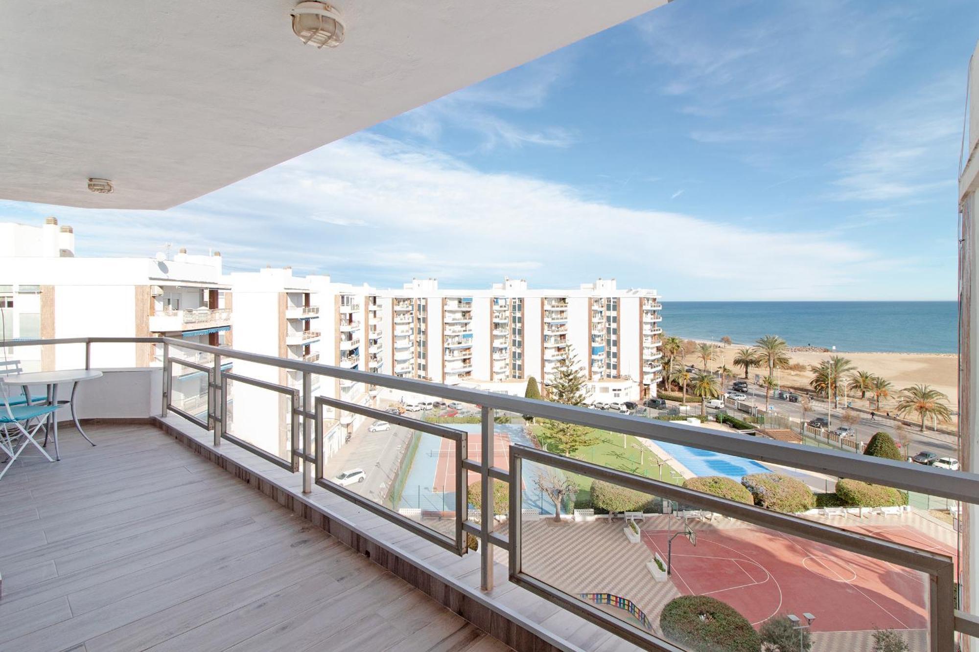 Global Properties, Apartamento Con Terraza E Increibles Vistas Al Mar Puerto de Sagunto Exterior foto